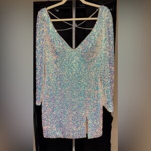 Clarisse Elegant sequence Dress